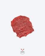 Steak sandwich thinly sliced beef on butcher paper at Boucherie Beirut Laval