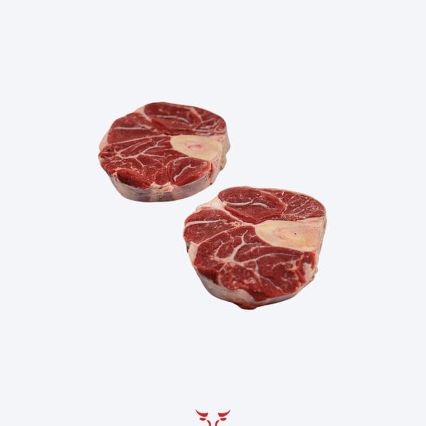 Fresh beef shank cut with marrow bone from Boucherie Beirut