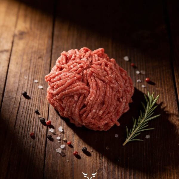 Medium ground beef fresh hand-ground at Boucherie Beirut, Laval