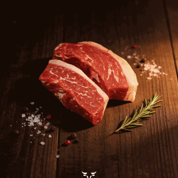 Picanha steak with fat cap on butcher paper at Boucherie Beirut Laval