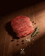 Steak sandwich thinly sliced beef on butcher paper at Boucherie Beirut Laval