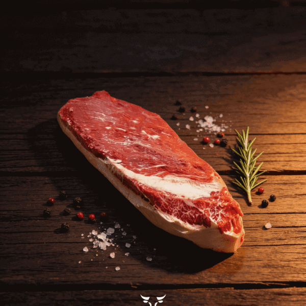 Brisket with fat cap on butcher paper at Boucherie Beirut Laval