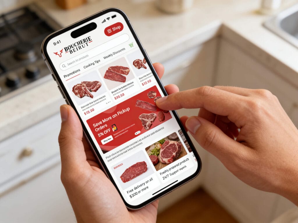 viande-halal-montreal-commande-en-ligne-boucherie-beirut Viande halal Montréal commande en ligne sur la boutique mobile Boucherie Beirut depuis une cuisine